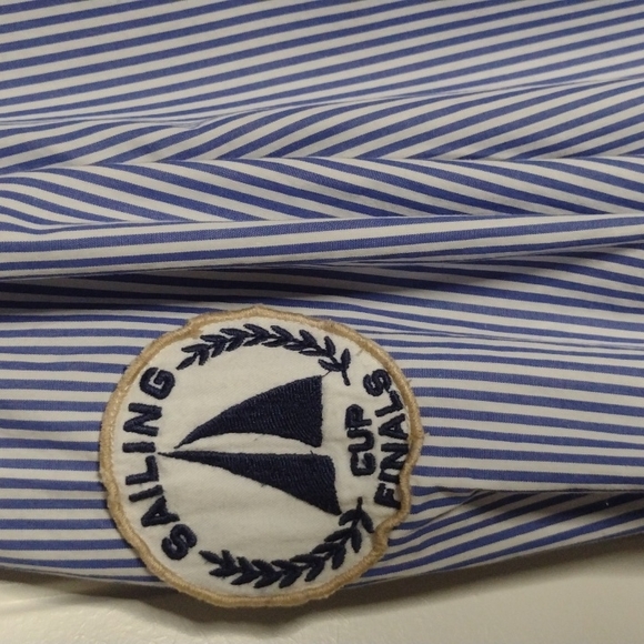 NWOT Stafford Prep Casual Button Down  Long Sleeve Shirt - Picture 3 of 4